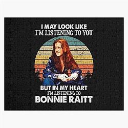 I May Look Like I'm Listening To You Bonnie Raitt Vintage Jigsaw Puzzle