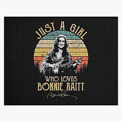 Just A Girl Who Loves Bonnie Raitt Vintage Jigsaw Puzzle