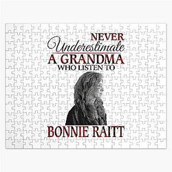 Never Underestimate a Grandma who listens to Bonnie Raitt Jigsaw Puzzle