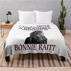 Never Underestimate a Grandma who listens to Bonnie Raitt Throw Blanket