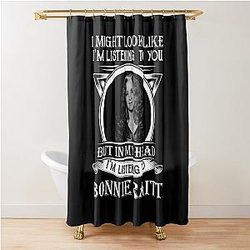 I May Look Like I'm Listening To You Bonnie Raitt Shower Curtain