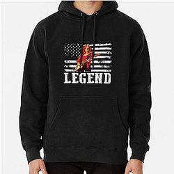 Distressed American Flag Bonnie Raitt Music Legend Pullover Hoodie