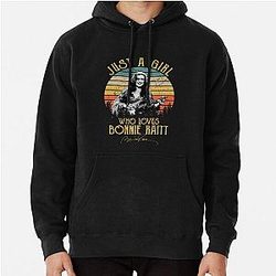 Just A Girl Who Loves Bonnie Raitt Vintage Pullover Hoodie