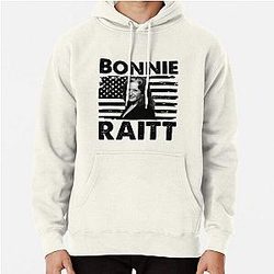 Retro American Flag Bonnie Raitt Music Gift Pullover Hoodie