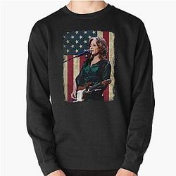 Vintage American Flag Bonnie Raitt Legend Pullover Sweatshirt