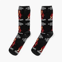 Vintage Never Underestimate A Woman Who Listens to Bonnie Raitt Socks
