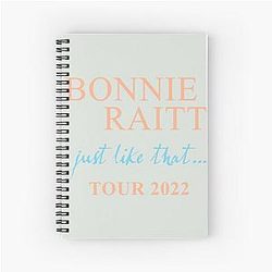 top of bonnie just like that  Spiral Notebook