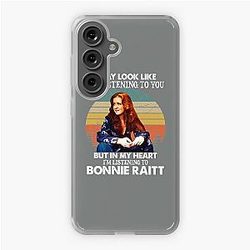 I May Look Like I'm Listening To You Bonnie Raitt Vintage Samsung Galaxy Soft Case