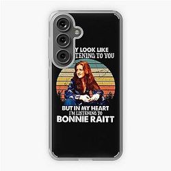 I May Look Like I'm Listening To You Bonnie Raitt Vintage Samsung Galaxy Soft Case