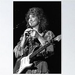 Bonnie Raitt BW Photograph Poster