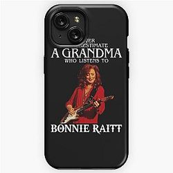 Vintage Never Underestimate A Woman Who Listens to Bonnie Raitt iPhone Tough Case