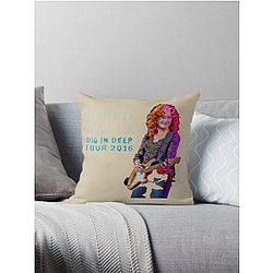 HITS BONNIE RAITT DIG IN DEEP LIVE Throw Pillow