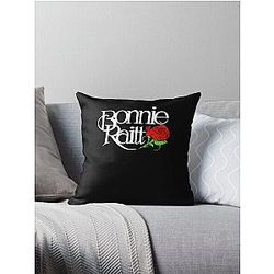 Best of bonnie raitt logo wilatikta  Throw Pillow
