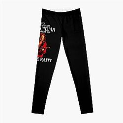 Vintage Never Underestimate A Woman Who Listens to Bonnie Raitt Leggings