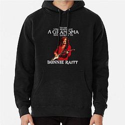 Vintage Never Underestimate A Woman Who Listens to Bonnie Raitt Pullover Hoodie