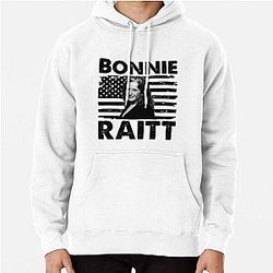 Retro American Flag Bonnie Raitt Music Gift Pullover Hoodie