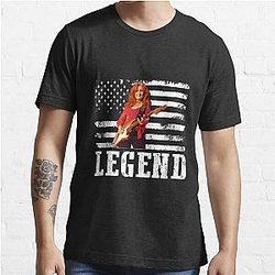 Distressed American Flag Bonnie Raitt Music Legend Essential T-Shirt