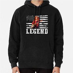 Distressed American Flag Bonnie Raitt Music Legend Pullover Hoodie