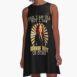 Yes I'm Old But I Saw Bonnie Raitt On Stage A-Line Dress