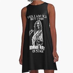 Yes I'm Old But I Saw Bonnie Raitt On Stage A-Line Dress