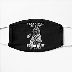 Yes I'm Old But I Saw Bonnie Raitt On Stage Flat Mask