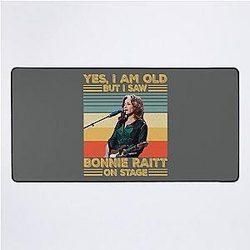 Retro Yes I'm Old But I Saw Bonnie Raitt On Stage Desk Mat