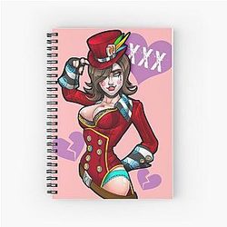 Moxxi (Rot) - Borderlands 2 Spiral Notebook