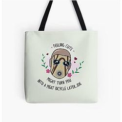 Ik voel me leuk. Borderlands Psycho All Over Print Tote Bag