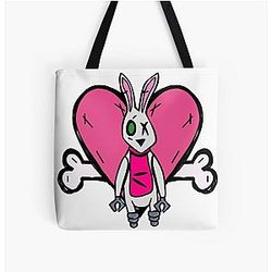 Borderlands coniglietto amore tutto su stampa Tote Bag