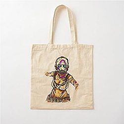 Borderlands 3 Weibliche Psycho in Pink Maske Baumwolle Tote Bag