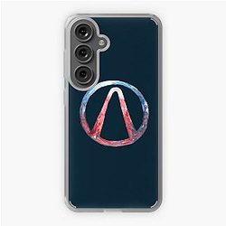 Borderlands Vault Symbol Watercolour Vermelho e azul Samsung Galaxy Caso macio