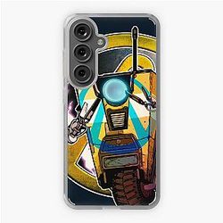 Borderlands Claptrap Psycho Pose Peace Sign Samsung Galaxy Soft Case