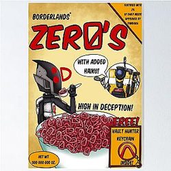 Borderlands Poster de Cereal de Zer0
