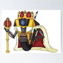 Borderlands Koning Claptrap Poster