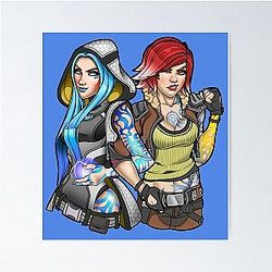Maya en Lilith - Borderlands 3 Poster
