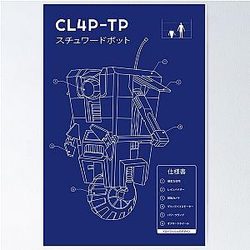 Claptrap Blueprint Poster