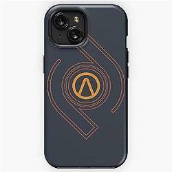 Borderlands blue and yellow logo iPhone Tough Case