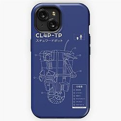 Claptrap Blueprint iPhone Tough Case