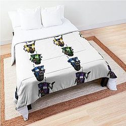 Borderlands Claptrap Regenboog - Verticaal Comforter