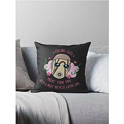Feeling Cute - Borderlands Psycho (for dark background) Throw Pillow