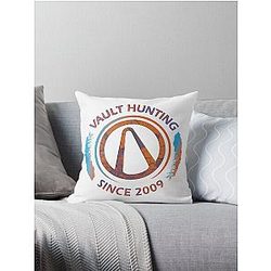 Borderlands Vault Hunting  Throw Pillow