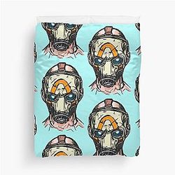 Borderlands 3 Psycho Maske Duvet Cover