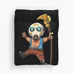 Borderlands 3 Psycho Maske Duvet Cover