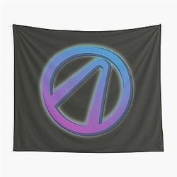 Borderlands logo vintage neon Tapestry