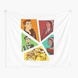 Geschichten von Die Borderlands Squad Tapisserie