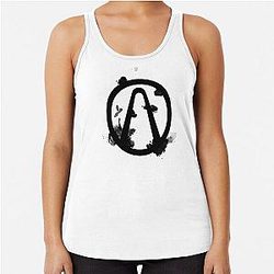 Vault Logo Preto - Borderlands Topo do Tanque Racerback