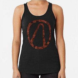 Borderlands - Vault Hunter Symbol (Galaxy Design) Racerback Tank Top