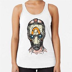 Borderlands 3 Psycho Mask Racerback Tank Top