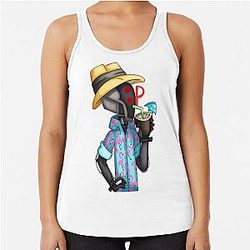 Borderlands Summer Zer0 Racerback Tank Top
