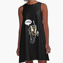 Borderlands Claptrap A-Line jurk
